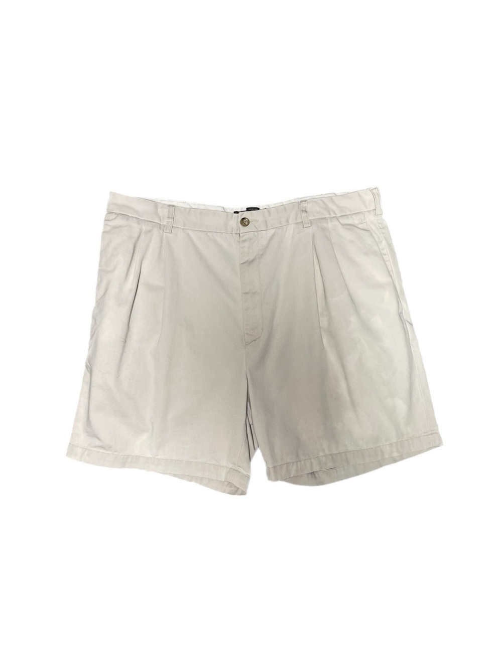 Mens Banana Republic Pleated Khaki Cotton Shorts